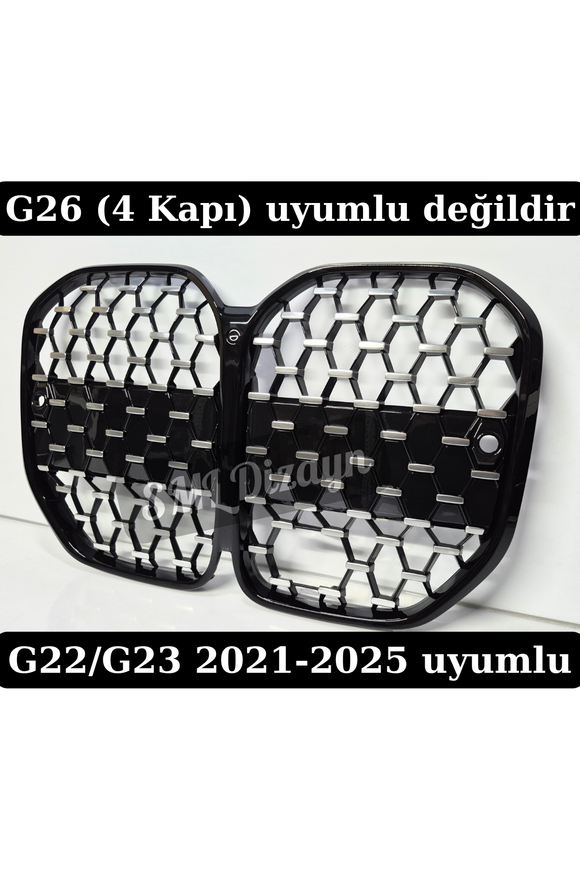 diamond front grill for bmw g22-g23