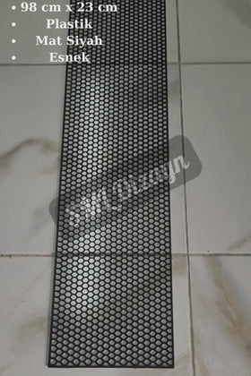 98 x 23 cm Bal Peteği Izgara Esnek Plastik Universal Tampon Havalandırma Panjur Böbrek Altıgen Izgara Tel - 0