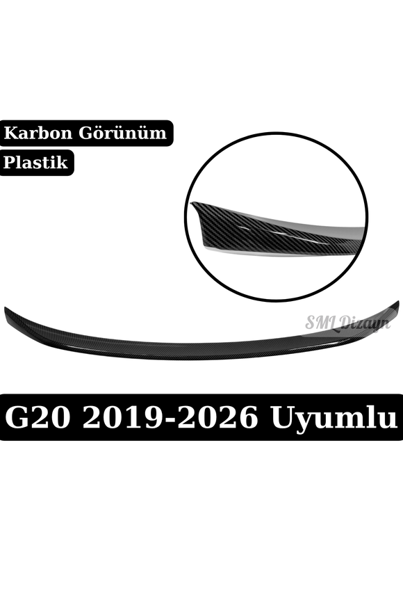 BMW-3-Series-G20-(2019-2026)-MP-Style-Rear-Trunk-Spoiler-–-Carbon-Look-ABS