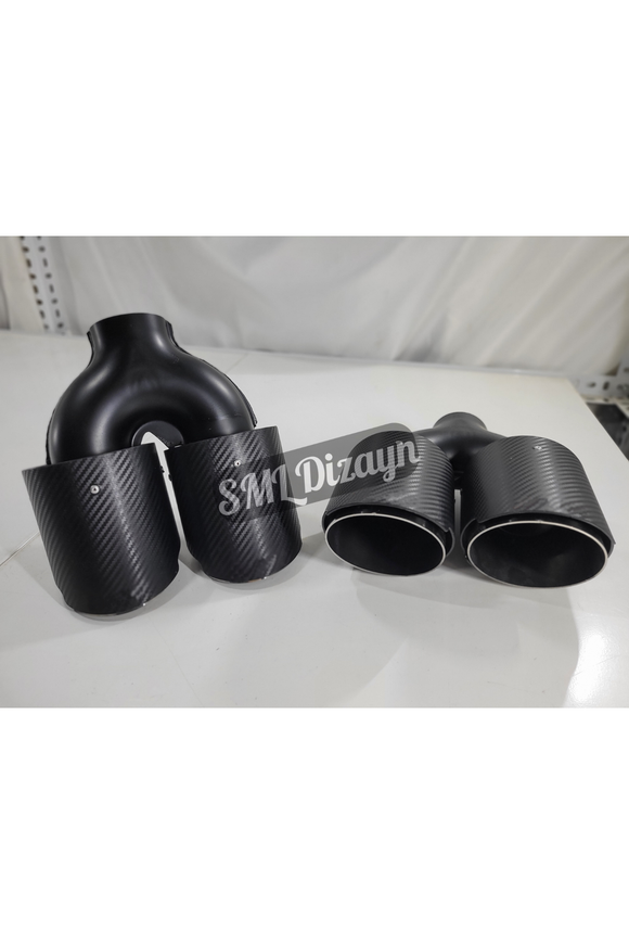 100mm çiftli egzoz ucu