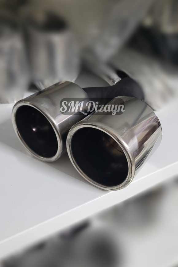 100lük çiftli egzoz ucu