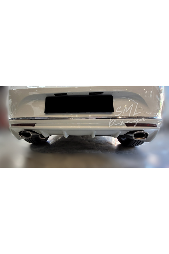 4.72 inches square exhaust tip pipe tail