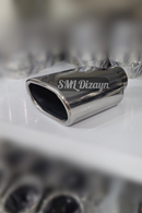 4.72 inch square exhaust tip pipe tail