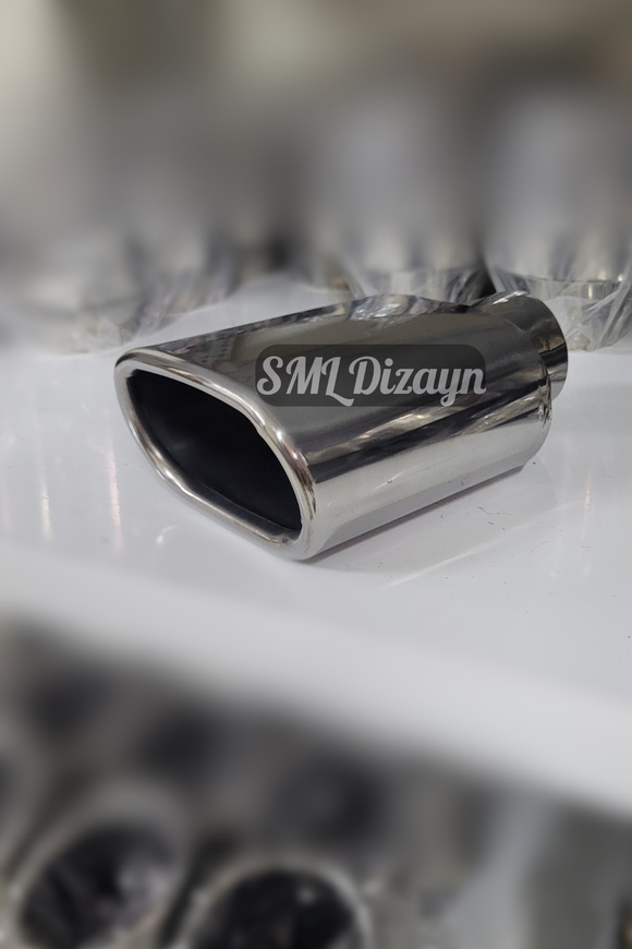 4.72 inch square exhaust tip pipe tail