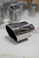 120lik tekli kesik egzoz ucu