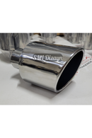 120lik büyük yuvarlak tekli kesik egzoz-egsoz-egzos ucu