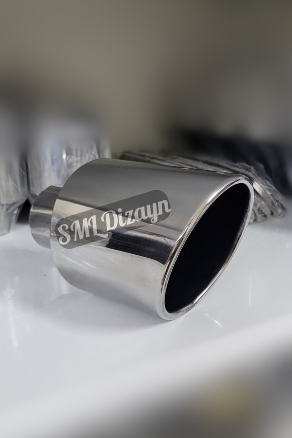 4.72 inches round exhaust tip tail pipe