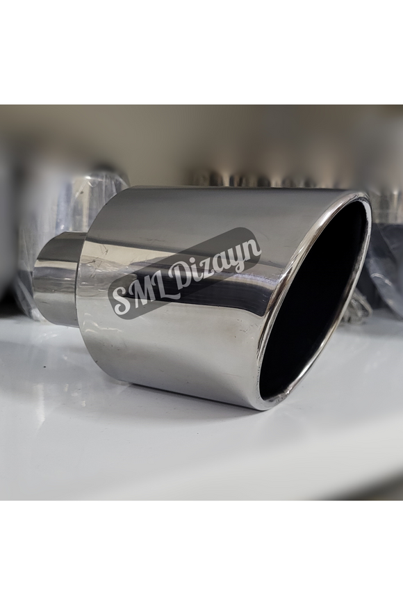 4.72 inches round exhaust tip tail pipe
