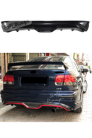 1996-1997-1998-1999-2000-2001 honda civic ies custom arka ek tampon difüzör difizör