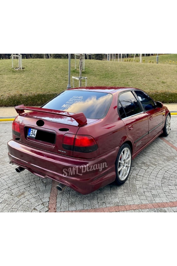 1996-1997-1998-1999-2000-2001 honda civic ies custom arka ek tampon difüzör difizör