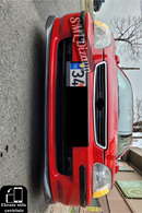 1996-1997-1998 red honda civic ies ek sir lip front splitter