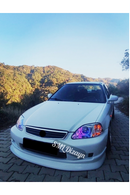 1999-2000-2001 honda civic ies ön ek tampon karlık ek lip