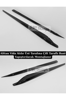 Upgrade your BMW 3 Series G20 (2021-2026) with Carbon Look ABS Side Skirt Extensions. Flexible plastic, 3D carbon pattern, high-speed stability!