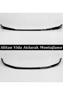 BMW G30 M5 ön tamponlu araçlara özel Parlak Siyah ABS Ön Tampon Lipi! Esnek yapılı, montaja hazır Piano Black görünüm, alttan vidalı sağlam kurulum.