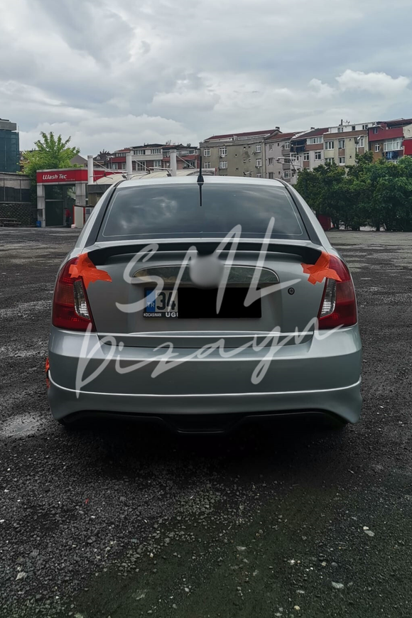 2005-2006-2007-2008-2009-2010-2011 hyundai accent era arka ek tampon difüzör difizör