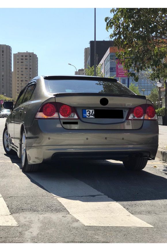 rear diffuser lip for 2006-2007-2008-2009-2010-2011 honda civic 8th gen fd6 