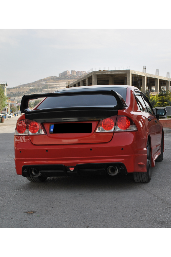 rear diffuser lip for 2006-2007-2008-2009-2010-2011 honda civic 8th gen fd6