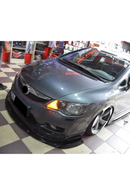 front lip splitter for 2006-2007-2008-2009-2010-2011 honda civic 8th gen