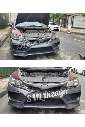 2006-2007-2008-2009-2010-2011 honda civic fd6 type-x ön tampon