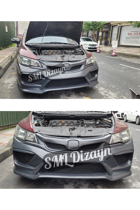 2006-2007-2008-2009-2010-2011 honda civic fd6 type-x ön tampon