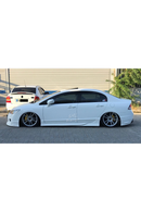 side skirts lips for 2006-2007-2008-2009-2010-2011 honda civic fd6 8th gen 