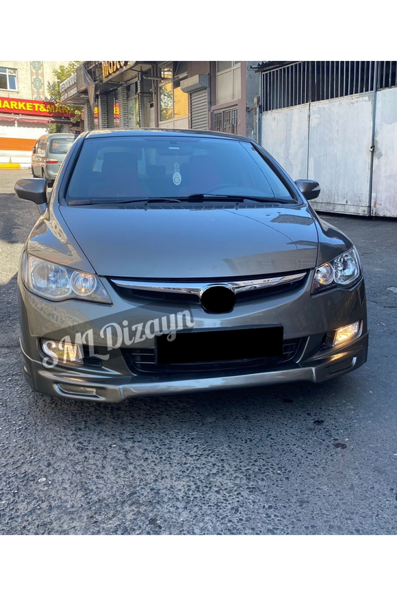 front lip splitter for 2006-2007-2008-2009 honda civic 8th gen fd6