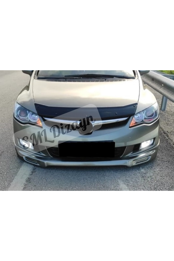 front lip splitter for 2006-2007-2008-2009 honda civic 8th gen fd6