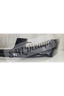 Civic Fd6 Front Additional Spoiler Unpainted Plastic 2006-2009 Non-Makeup Body For -6