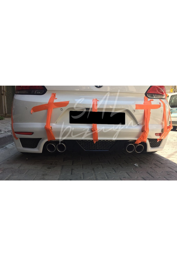 2008-2009-2010-2011-2012-2013 volkswagen scirocco arka ek difüzör difizör