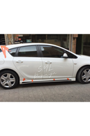 side skirts lips for 2009-2010-2011-2012-2013-2014-2015-2016-2017-2018-2019-2020 opel astra j 