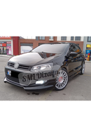 front lip splitter for 2009-2010-2011-2012-2013-2014 volkswagen polo mk5 6r-6c