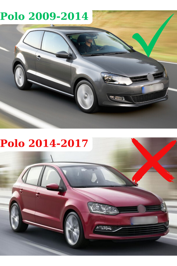 Polo 6R Ön Ek Lip Boyasız 2009-2014 (Makyajsız Kasa)