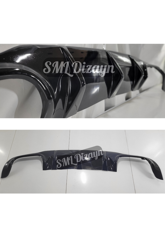 rear diffuser lip for mercedes w204 amg facelift c180-c200