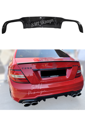 2011-2012-2013-2014 mercedes c180-c200 amg difüzör 