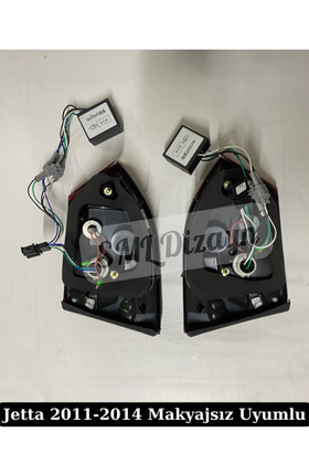 2011-2012-2013-2014 volkswagen jetta mk6 audi dizayn arka stop kırmızı