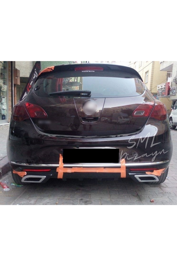 rear diffuser lip for 2012-2013-2014-2015-2016-2017-2018-2019-2020 opel astra j