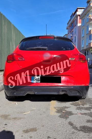 2012-2013-2014-2015-2016-2017-2018-2019-2020 opel astra j arka ek difüzör difizör
