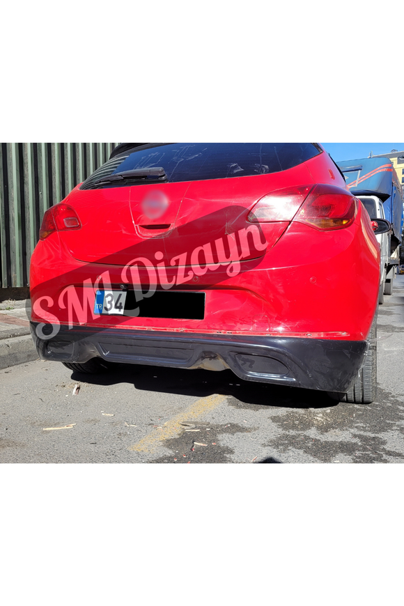 rear diffuser lip for 2012-2013-2014-2015-2016-2017-2018-2019-2020 opel astra j 