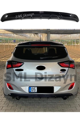 2012-2013-2014-2015-2016-2017 hyundai i30 custom difüzör difizör arka ek