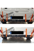 2012-2013-2014-2015-2016-2017 hyundai i30 custom arka ek difüzör difizör
