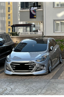 front lip splitter for 2012-2013-2014-2015-2016-2017 hyundai i30 