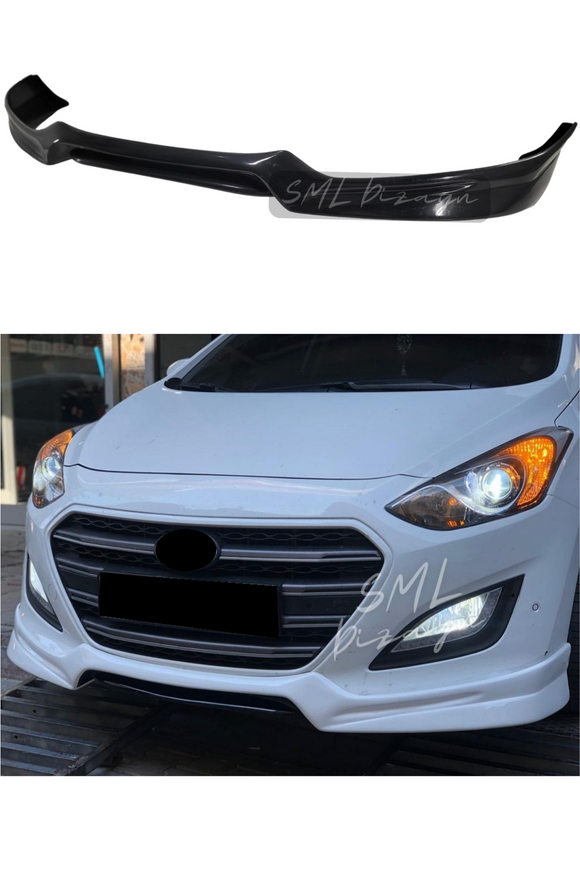 front lip splitter for 2012-2013-2014-2015-2016-2017 hyundai i30