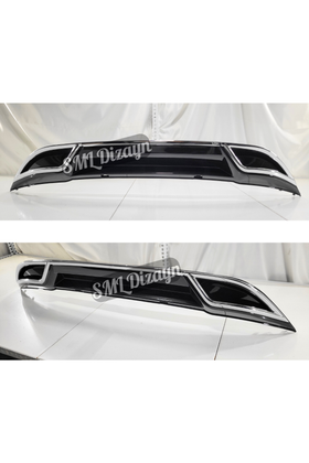 volkswagen golf 7 difüzör difizör egzoz görünüm