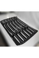 rear window louvers scoops for 2012-2013-2014-2015-2016 honda civic 9th gen fb7