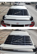 rear window louvers scoops for 2012-2013-2014-2015-2016 honda civic 9th gen fb7