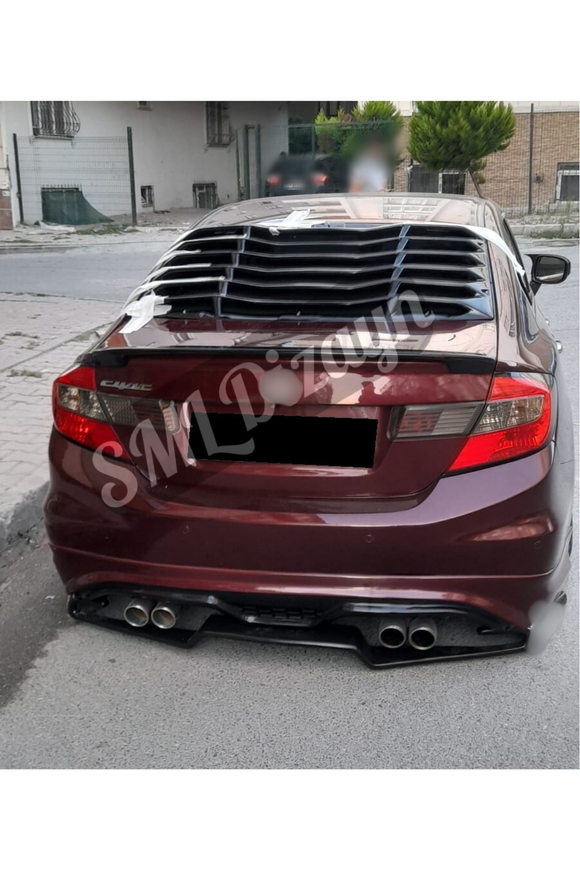2012-2013-2014-2015-2016 honda civic fb7 arka cam vizör kaplama