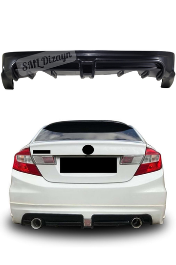 2012-2013-2014-2015-2016 honda civic fb7 arka ek tampon difüzör difizör