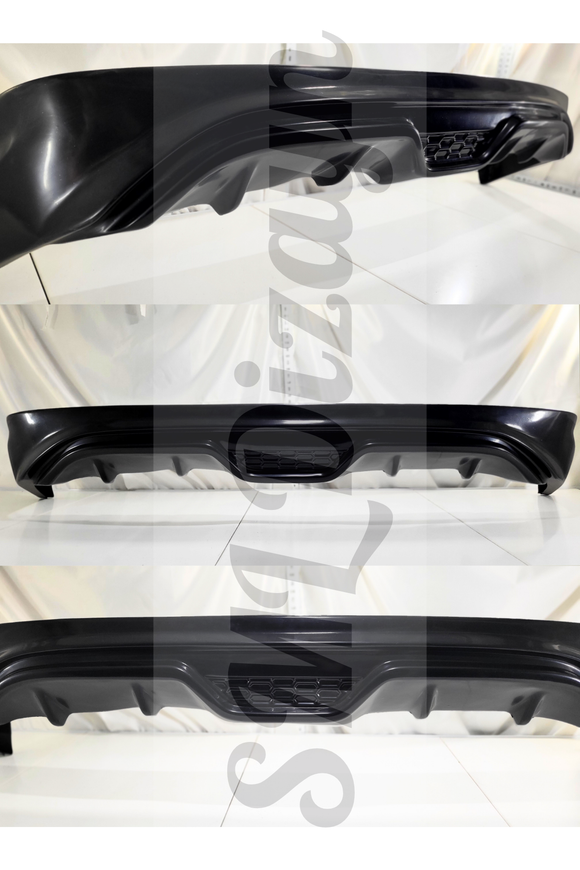 2012-2013-2014-2015-2016 honda civic fb7 arka ek tampon difüzör difizör difrizör difrüzör custom