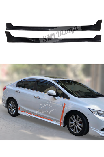 2012-2013-2014-2015-2016 honda civic fb7 custom yan marşpiyel marşbiyel ek