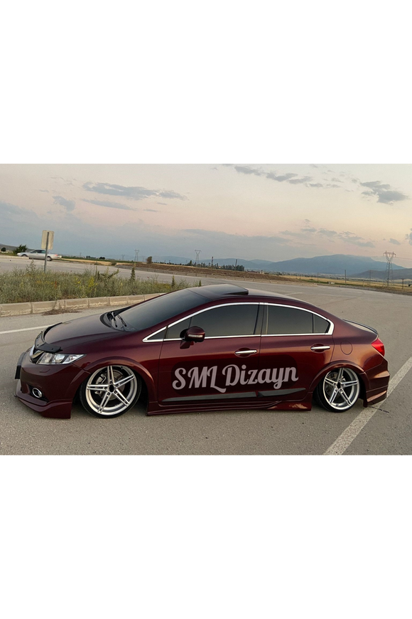 2012-2013-2014-2015-2016 honda civic fb7 custom yan marşpiyel marşbiyel ek